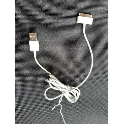 Cable Apple USB blanc pour iPad 1 / 2 / 3