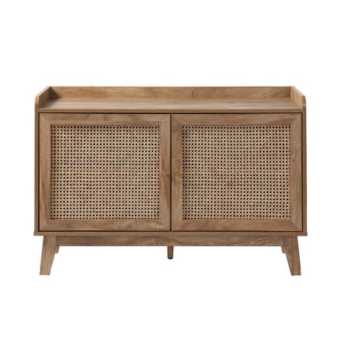 Buffet 2 Portes Et Cannage Rotin - L110 Cm