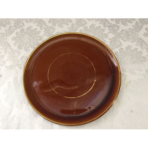 Plat A Tarte Plateau Centre De Table Ceramique De Saint-Uze Revol Terre D'acier
