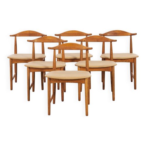 Ensemble De 6 Chaises Scandinaves Du Milieu Du 20e Sicle Bois