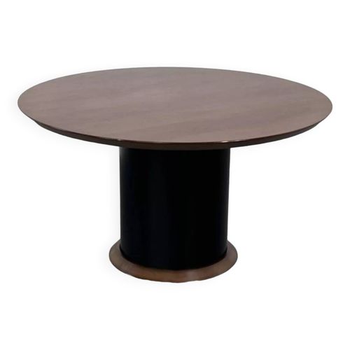 Table Ronde De Salle  Manger Annes 80 Bois