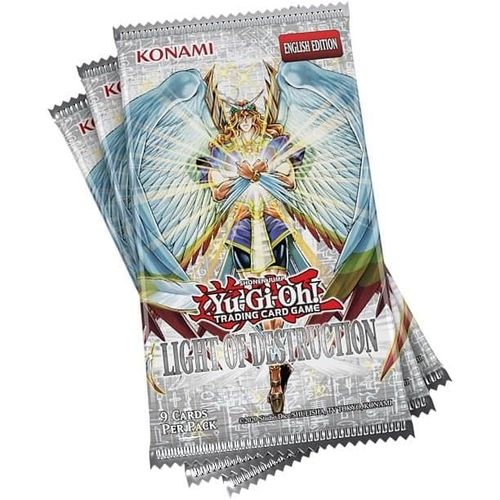 Abysse Corp Yu-Gi-Oh! Jcc - Pack De 3 Boosters De Réimpression Lumière De La Destruction (Blister Cartonné)