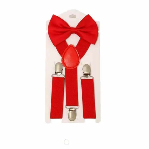 Ensemble De Bretelles Pour Enfants,Pinces À N?uds,Pinces À Pantalons Pour Garçons