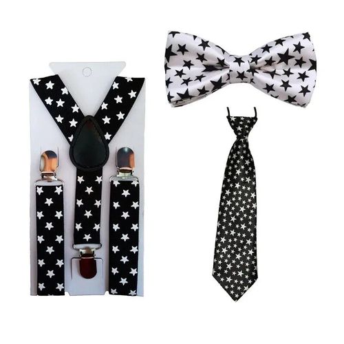 Ensemble De N?uds Papillon Réglables Pour Enfants,Porte-Jarretelles Pour Garçons,Couleurs Assorties,Accessoires Pour Enfants De 1 À 8 Ans,Haute Qualité,3 Pièces,Yhhtr0004