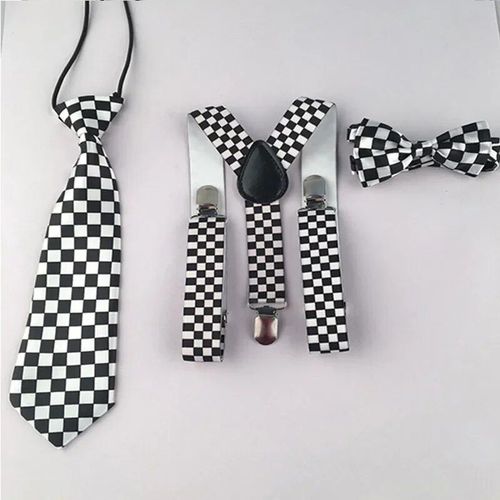 Ensemble De N?uds Papillon Réglables Pour Enfants,Porte-Jarretelles Pour Garçons,Couleurs Assorties,Accessoires Pour Enfants De 1 À 8 Ans,Haute Qualité,3 Pièces,Yhhtr0004