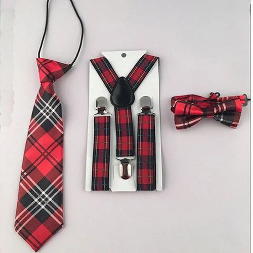 Ensemble De N?uds Papillon Réglables Pour Enfants,Porte-Jarretelles Pour Garçons,Couleurs Assorties,Accessoires Pour Enfants De 1 À 8 Ans,Haute Qualité,3 Pièces,Yhhtr0004