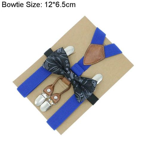 Accessoires De Mariage Pour Garçons,Bretelles Parfaitement Assorties,Motif Noble,N?ud Papillon,Ensemble De Tenues Assorties