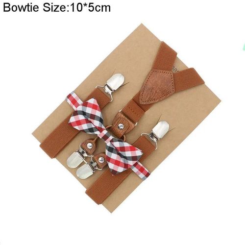 Accessoires De Mariage Pour Garçons,Bretelles Parfaitement Assorties,Motif Noble,N?ud Papillon,Ensemble De Tenues Assorties