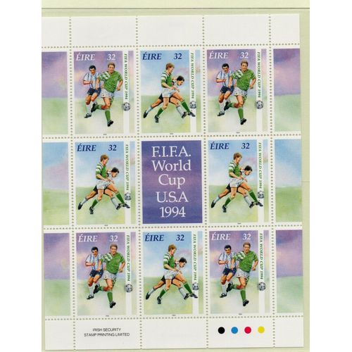 Irlande Timbre Coupe Du Monde De Football 1994