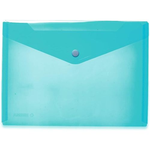 Herma Pochette Porte-Documents À Pression Pp A5 Bleu Clair