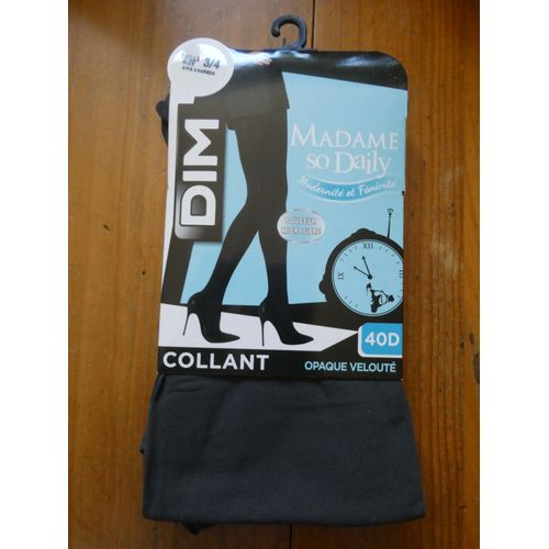 Dim Collant 40d Opaque Gris Charbon Taille 3-4