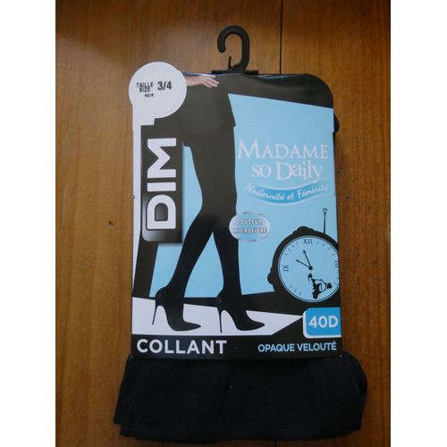 Dim Collant 40d Opaque Noir Taille 3-4