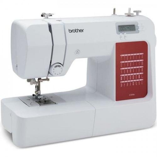 Machine a Coudre BROTHER - CS10s - électronique - 40 points de couture - Systeme d'enfile-aiguille - Ecran LCD - Blanche