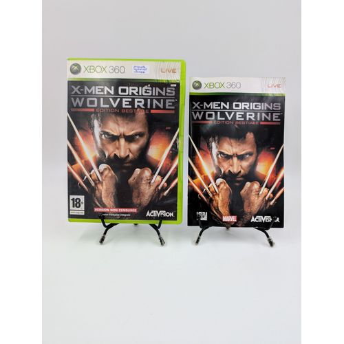 Jeu Xbox 360 X-Men Origins Wolverine Édition Bestiale En Boite, Complet (Jaquette Légèrement Abîmée)