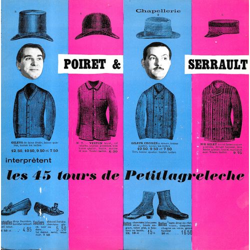 Poiret & Serrault : Les 45 Tours De Petitlagreleche [Vinyle 45 Tours 7"] 1960