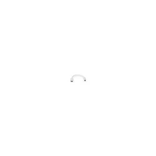 Adaptateur USB | USB 2.0 | USB-C? Mâle | 3.5 mm Femelle | 0.10 m | Rond | Plaqué nickel | PVC | Blanc | Boîte
