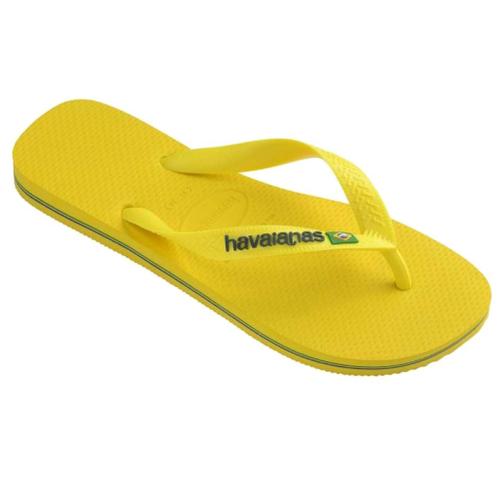 Havaianas Brasil Logo Neon Colour Jaune