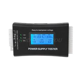 Testeur D'alimentation Pour Pc, Nouveau Pc Lcd 20/24 Broches, 4 Psu Atx Btx Itx Sata Hdd