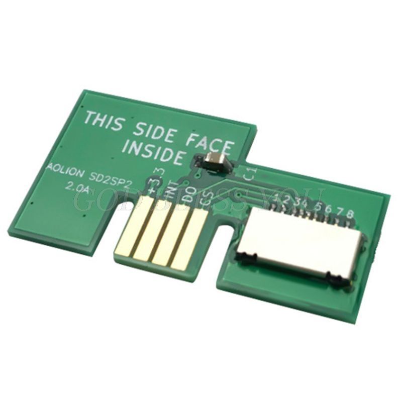 Adaptateur De Carte Micro Sd De Remplacement, Lecteur De Carte Tf Pour Ngc Game Cube Sd2sp2 Sdload Sdl, Pièces De Réparation Professionnelles, Livraison Directe