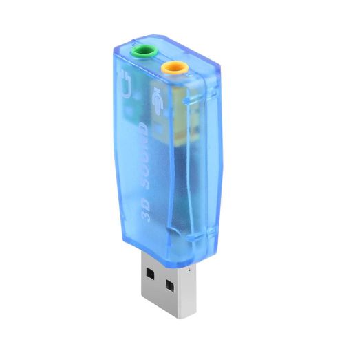 Carte Son Externe Usb Plug And Play, Adaptateur Audio 3d Pour Casque Et Microphone, Pour Pc De Bureau, Pour Un Son Tridimensionnel