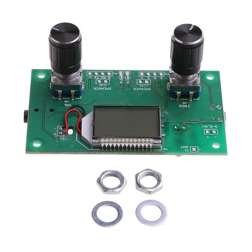 Module récepteur FM stéréo numérique, Radio Audio sans fil, diffusion sur le Campus, 30 réglages numériques du Volume, affichage LCD