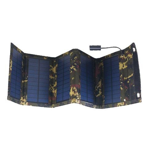 Panneau Solaire Pliable Usb 15w, Portable, Camping En Plein Air, Pique-Nique, Téléphone Portable, Chargeur De Batterie