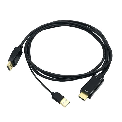HDMI 4K 60Hz-Compatible avec le convertisseur DP HD Displayport câble adaptateur USB vidéo pour PS4 PC portable moniteur de jeu connecteur cordon