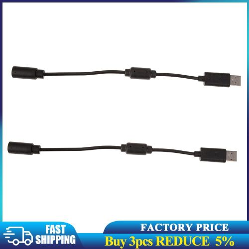 Lot De 2 Manettes De Joystick Avec Câble Usb Détachable, Pour Xbox 360 Et Xbox 360 One