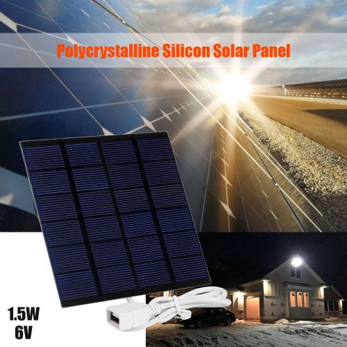 Panneau Solaire Usb 1.5w 6v En Polysilicium Portable Voyage En Plein Air, Générateur De Chargeur Solaire Pour Batterie De Téléphone Portable Léger