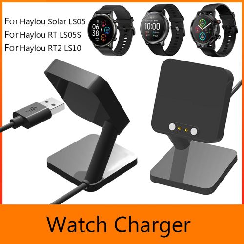 Station De Charge Magnétique Pour Montre Connectée Xiaomi Haylou, Pour Panneaux Solaires Ls05 Rt Ls05s Rt2 Ls10, Câble De Charge Usb 1m