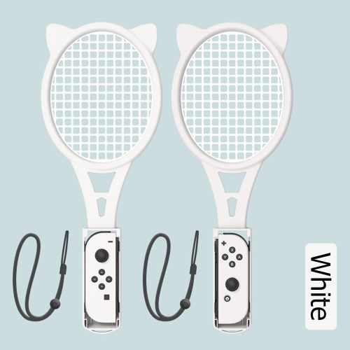 Raquette De Tennis Pour Nintendo Switch Oled Pour Mario Tennis Aces/Joy-Con Poignée Contrôleur De Jeu De Tennis Poignées Jeux De Manette Manette