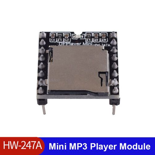 Mini Module de lecteur MP3, carte TF, disque U, Module Audio et vocal, carte pour Arduino DF, vente en gros, HW-247A