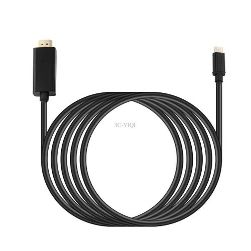 USB C À compatibles HDMI Câble USB 3.1 Type C Mâle À HDMI compatible 4K UHD 1.8m Câble USB C À compatibles HDMI Câble