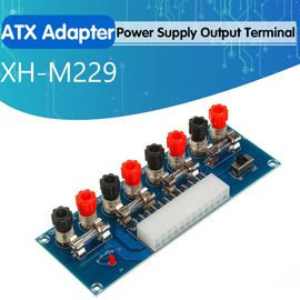 Châssis Pour Pc De Bureau, Carte Adaptateur D'alimentation Atx, Bornes De Sortie 24 Broches, Module De Sortie De Circuit D'alimentation 24 Broches, Composant De Jeu, Xh-M229