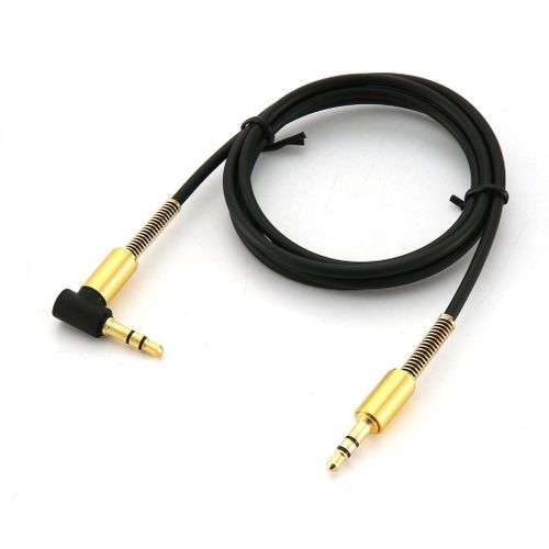 Câble Audio Jack mâle vers mâle, 3.5 Mm, pour amplificateur DVD, haut-parleurs, écouteurs, rallonge Audio, AUX, sac en polyéthylène, 1m