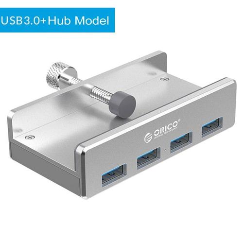 Adaptateur splitter en aluminium pour ordinateur portable, avec 4 ports, type HUB MH4PU, multi USB 3.0 avec séparateur, gamme pince, 10 à 30 mm,