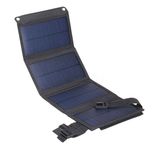 Panneau Solaire Portable Pliable 20w, Étanche, 5v, Usb, Chargeur De Cellule Solaire, Pour Iphone, Téléphone Portable, Camping