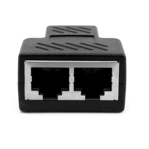 Un Divisés par Deux Réseau Ethernet Tête Lan Câble Menuisier Coupleur RJ45 CAT 5 5E 6 6a D'extension Réseau Connecteur Splitter