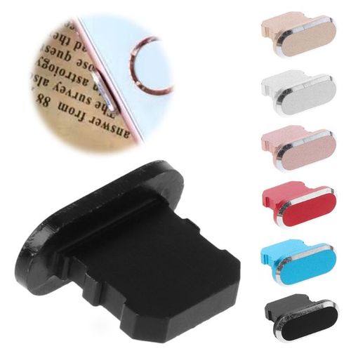 Bouchon De Prise Anti-Poussière En Métal, Port De Chargement Usb, Housse De Protection Anti-Poussière Pour Iphone 8 X Xr Xmax, Accessoires De Téléphone Intelligent