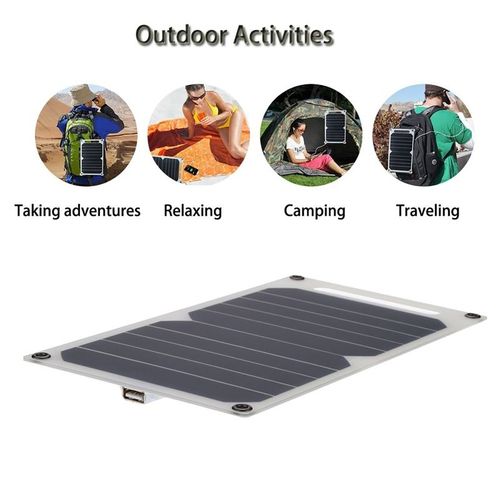 Chargeur Solaire Portable 32gc, Panneau De Charge Solaire Ultra Mince 3-5mm Pour Tablette De Téléphone, Camping En Plein Air