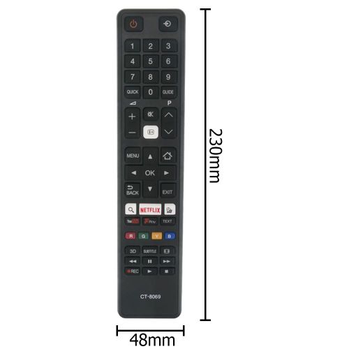 Télécommande de remplacement universelle pour télévision Toshiba HD 4K, contrôleur de télévision intelligente 24D2863DB 24L2863DB 24W2863DB