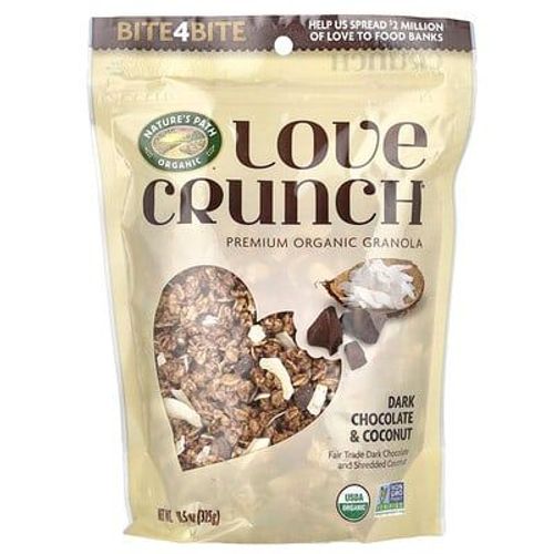 Nature's Path, Love Crunch®, Granola Biologique Premium, Chocolat Noir Et Noix De Coco, 325 G 