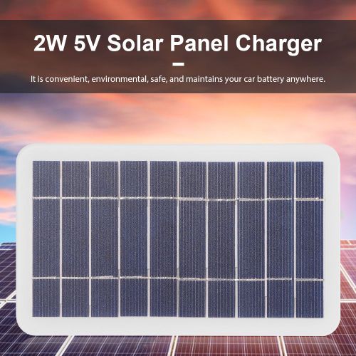 Panneau Solaire Portable D'Extérieur, 5v, 400ma, Avec Câble Usb De 50cm, Sortie 2w, Pour Téléphone Portable, Chargeur De Batterie
