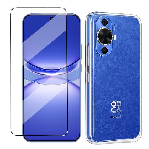 Coque Pour Huawei Nova 12s - Housse Etui Silicone Gel Fine + Film Ecran - Transparent Tpu
