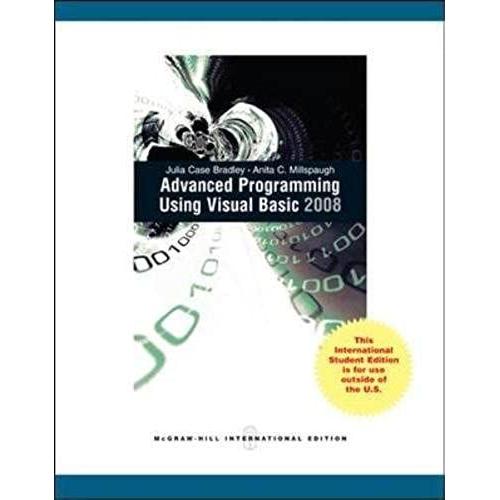 Advanced Programming Using Visual Basic 2008