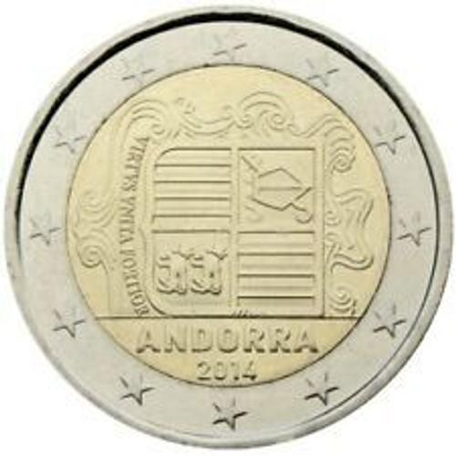 Piece Ñonnaie 2 Euros Andorre 2018