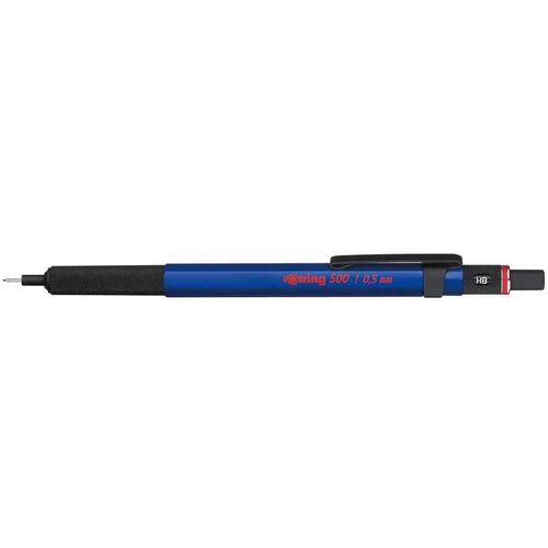 Rotring Porte-Mines 500 Mine 0,5 Mm Corps Bleu
