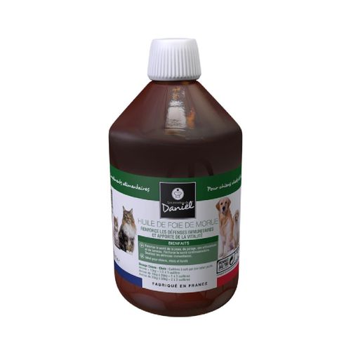 Huile De Foie De Morue 250 Ml Pour Chien Chat Furet Cheval - Renforce Les Defenses Immunitaires Rdd