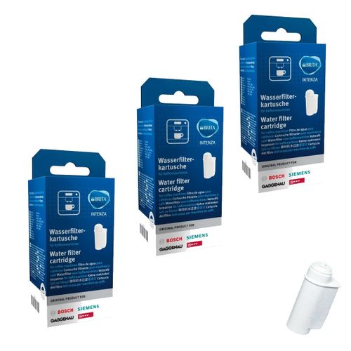 Filtre à eau (x3) d'origine Bouilloire carafe (17000706 SIEMENS BOSCH GAGGENAU NEFF)