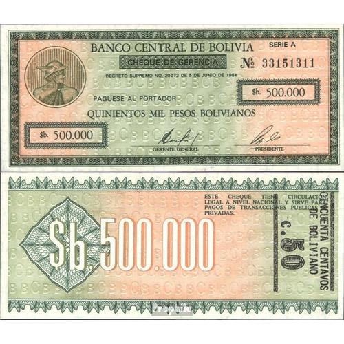 Bolivie Pick-No: 198 Neuf 1987 50 Centavo On 500000 Pesos B